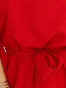 numoco Червена дамска рокля с колан Numoco
