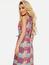 numoco Рокля с трапецовидно деколте - розови и сини мандали Numoco