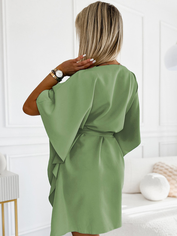 numoco Рокля с пеперуди Numoco SOFIA с връзка на талията