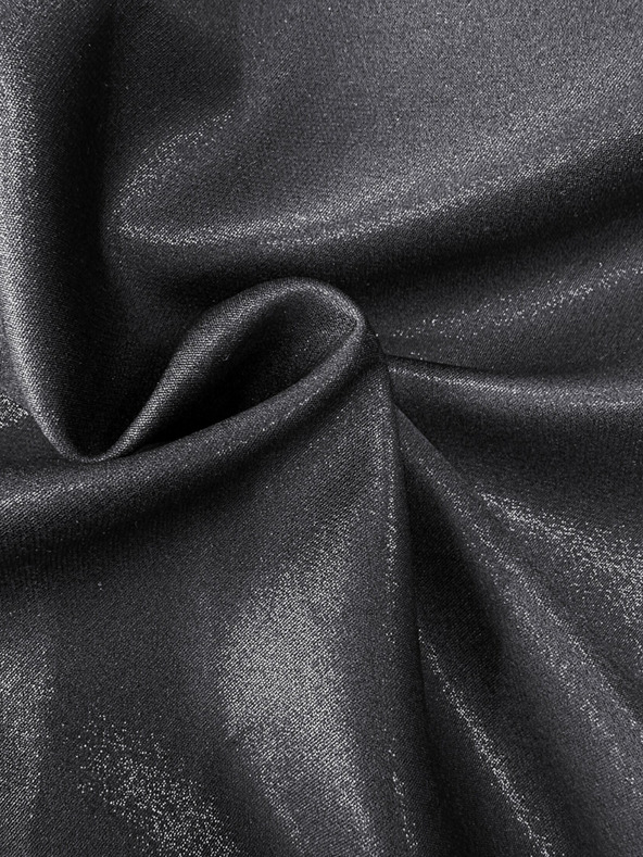 numoco Черна дамска рокля с удължено деколте Numoco