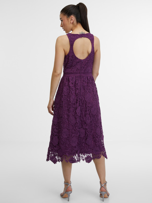 Orsay Лилава дамска дантелена рокля ORSAY