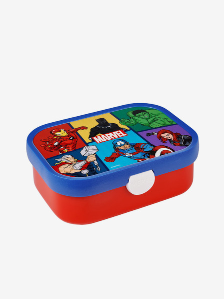 Mepal Синя и червена кутия за закуски за деца Mepal Campus Avengers
