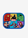 Mepal Синя и червена кутия за закуски за деца Mepal Campus Avengers