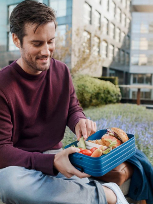 Mepal Светлосиня кутия за обяд Mepal Bento