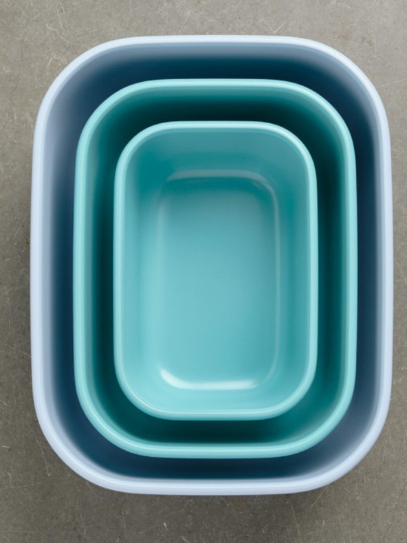 Mepal Комплект от три купи в сив цвят Mepal Cirqula (500 + 1000 + 2000 мл)