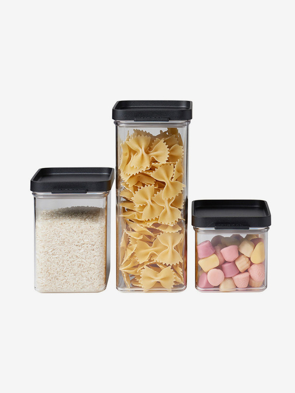 Mepal Mepal Omnia комплект от три контейнера за съхранение на храна с капак в черно