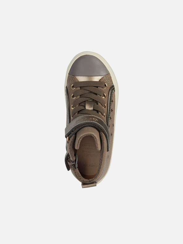 Geox Тъмно сиви маратонки Geox Kalispera за момичета