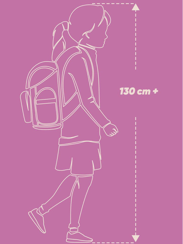 BAAGL  Черна училищна раница Cubic Wednesday Baagl