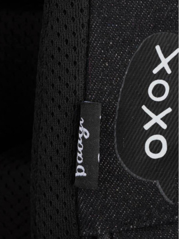 BAAGL  Черна кубична училищна раница с маратонки Baagl