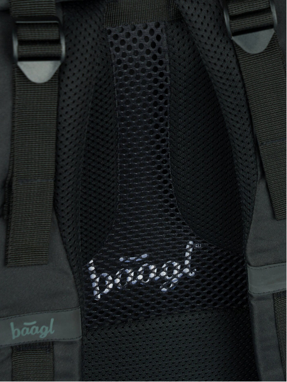 BAAGL  Черна училищна раница Skate Wednesday Nevermore Baagl