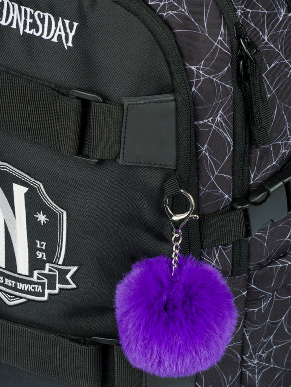 BAAGL  Черна училищна раница Skate Wednesday Nevermore Baagl