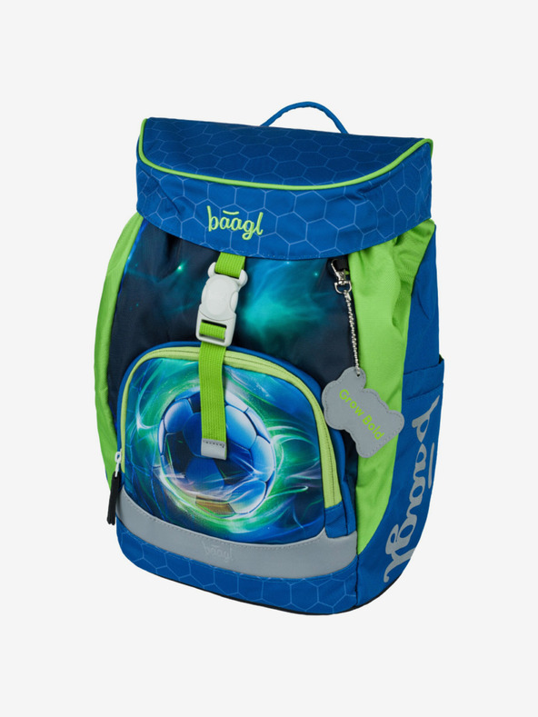 BAAGL  Синя ученическа раница Airy Футболна топка Baagl