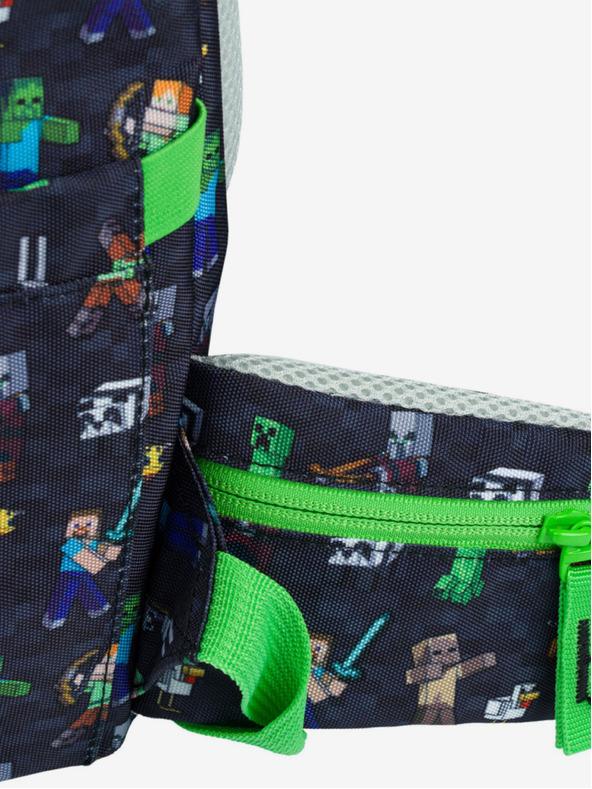 BAAGL  Синя училищна раница Airy Minecraft Baagl