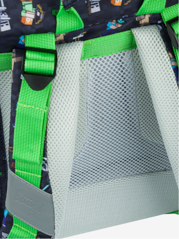 BAAGL  Синя училищна раница Airy Minecraft Baagl