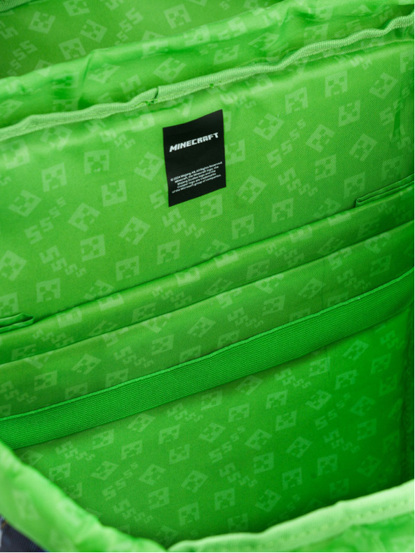 BAAGL  Синя училищна раница Airy Minecraft Baagl