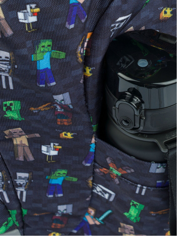 BAAGL  Синя училищна раница Airy Minecraft Baagl