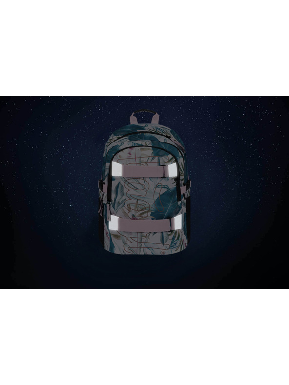 BAAGL  Лилава ученическа раница Skate Leafs Baagl