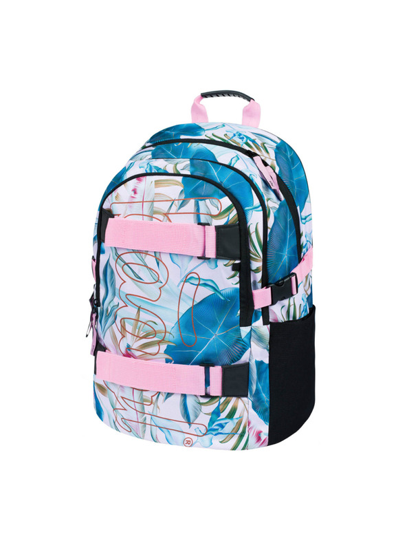 BAAGL  Лилава ученическа раница Skate Leafs Baagl