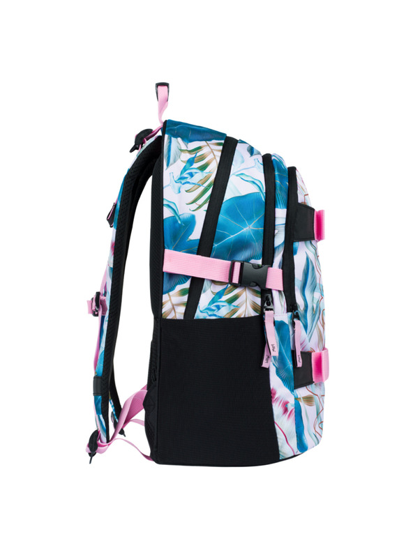 BAAGL  Лилава ученическа раница Skate Leafs Baagl