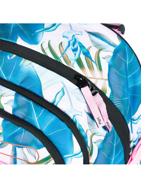 BAAGL  Лилава ученическа раница Skate Leafs Baagl