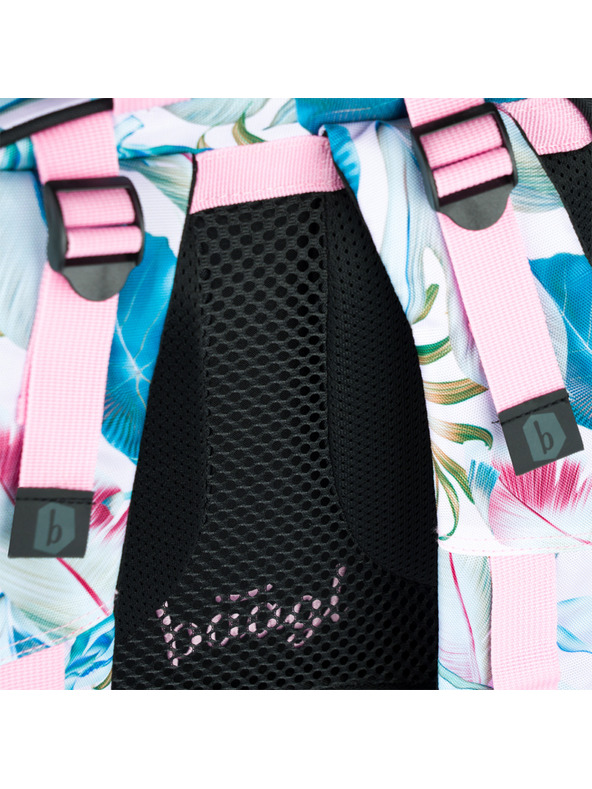 BAAGL  Лилава ученическа раница Skate Leafs Baagl