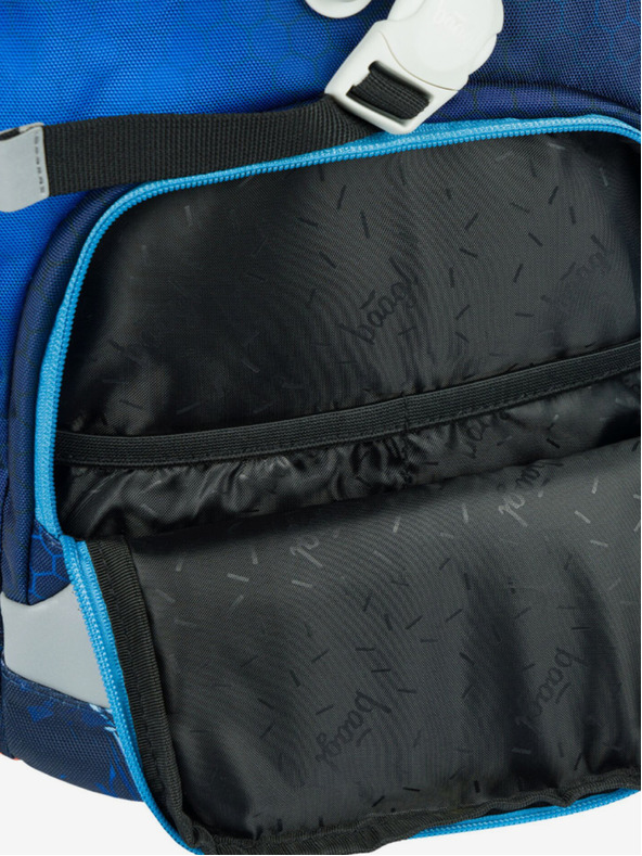 BAAGL  Синя ученическа раница Airy Motorbike Baagl