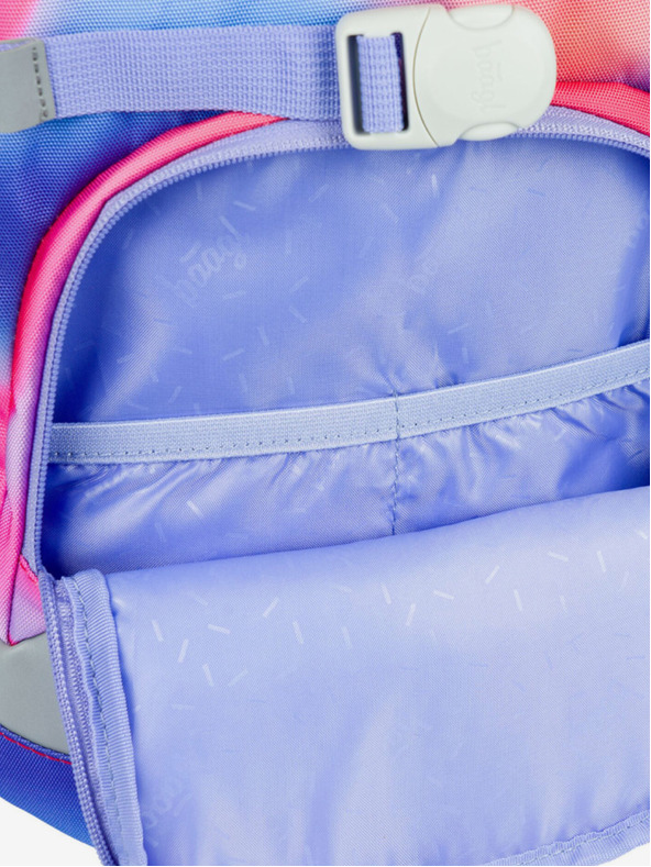 BAAGL  Червен 3 SET Airy Hippie: раница, моливник, чанта Baagl