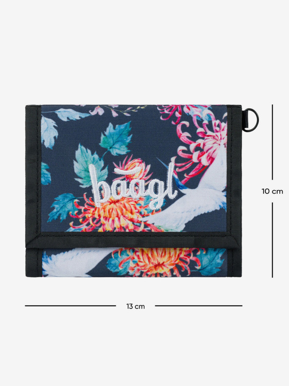 BAAGL  Зелен портфейл Baagl Птици