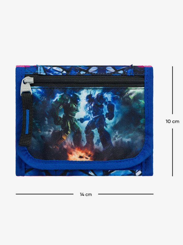 BAAGL  Черно портмоне за врата Baagl Robots