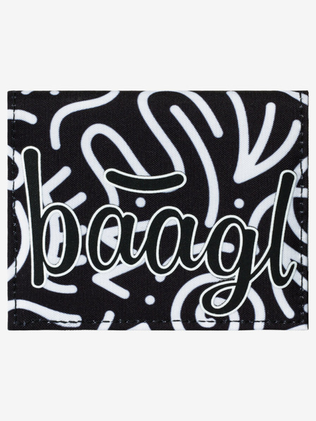 BAAGL  Черен ученически портфейл Baagl Element