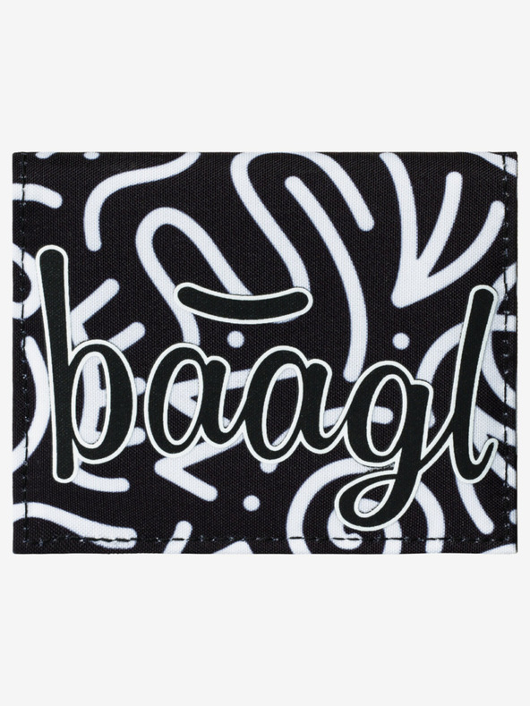 BAAGL  Черен ученически портфейл Baagl Element