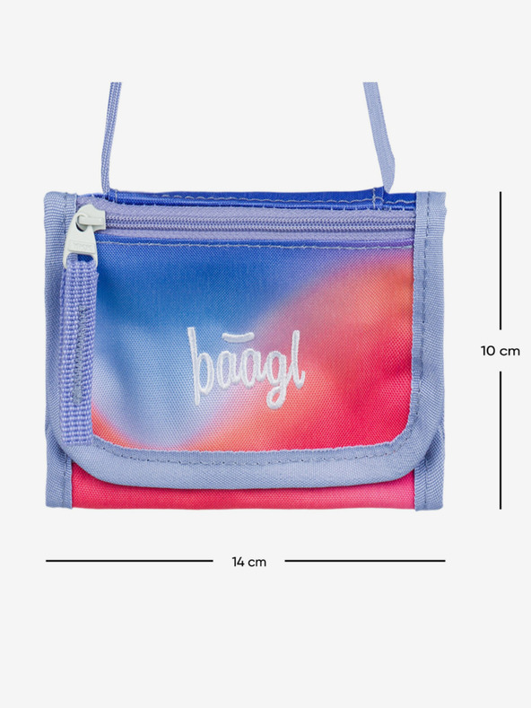 BAAGL  Червен портфейл за врата Hippie Baagl