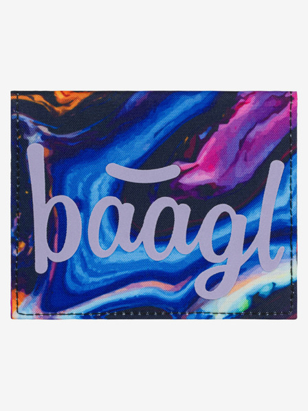 BAAGL  Лилав ученически портфейл Baagl Marble