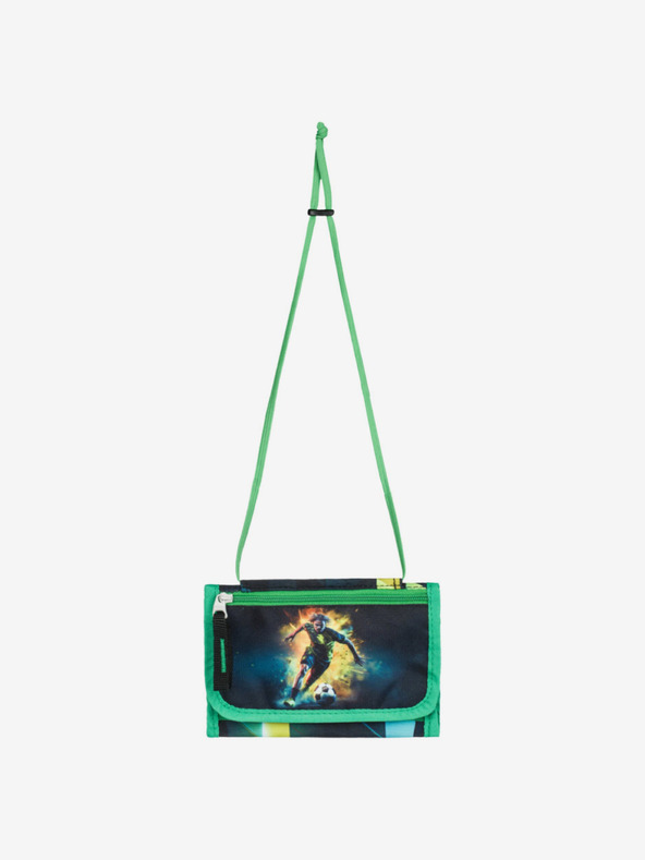 BAAGL  Зелен портфейл с врата Baagl Football Player