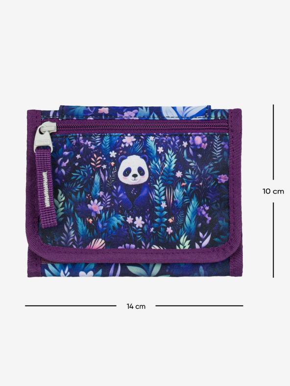 BAAGL  Лилаво портмоне за врат Baagl Jungle Панда
