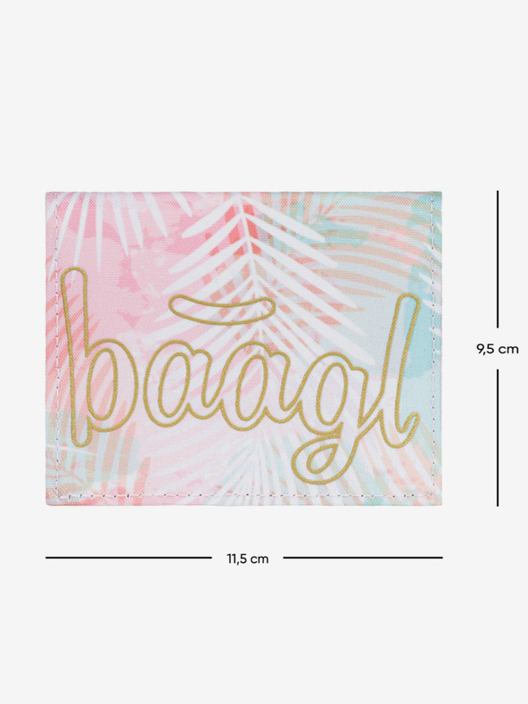 BAAGL  Розов ученически портфейл Baagl Sunset