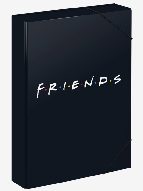 BAAGL  Черна училищна тетрадка с корици A4 Jumbo Friends Baagl