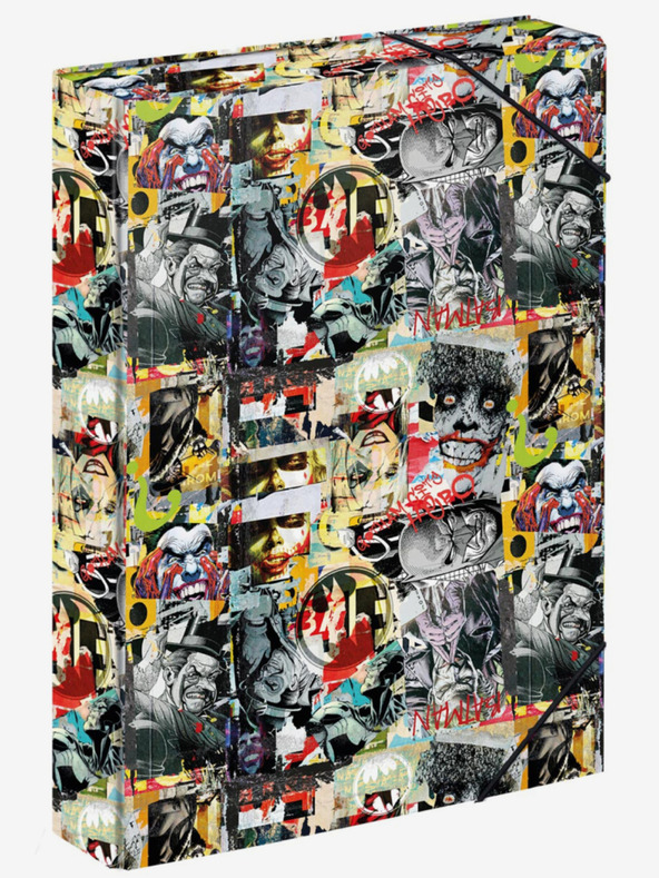 BAAGL  Черна училищна тетрадка с корици A4 Jumbo Batman Comics Baagl