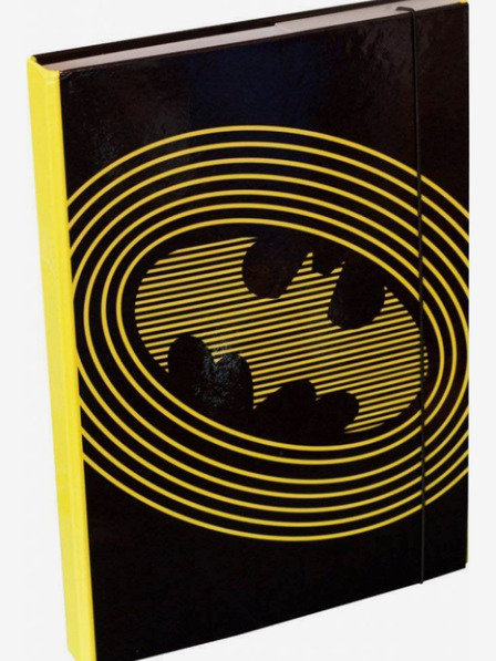 BAAGL  Черна училищна тетрадка с корици A4 Batman Baagl