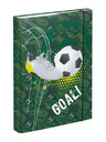 BAAGL  Зелена корица за ученическа тетрадка A5 Футбол Baagl