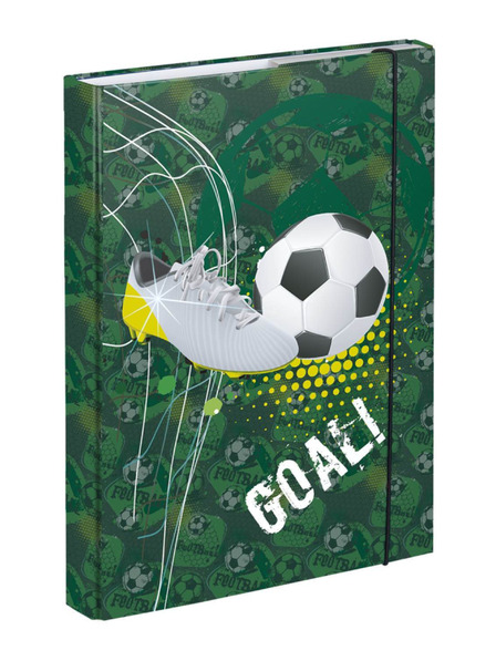 BAAGL  Зелена корица за ученическа тетрадка A5 Футбол Baagl