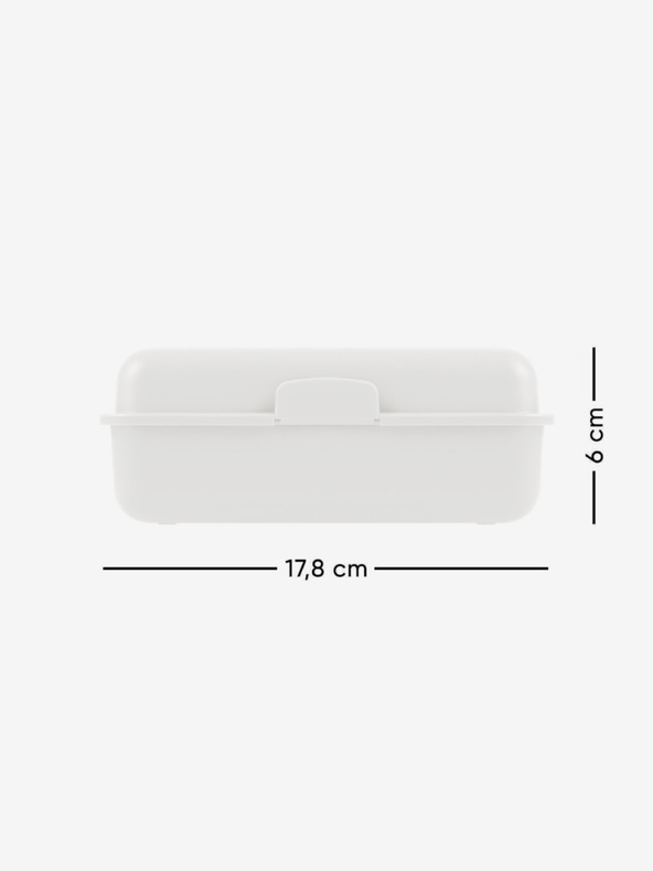 BAAGL  Бяла кутия за закуски Кралство на еднорозите Baagl