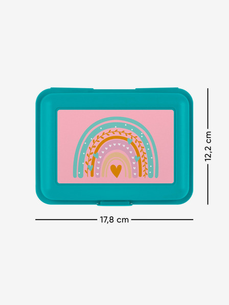 BAAGL  Синя кутия за закуски Rainbow Тюркоаз Baagl