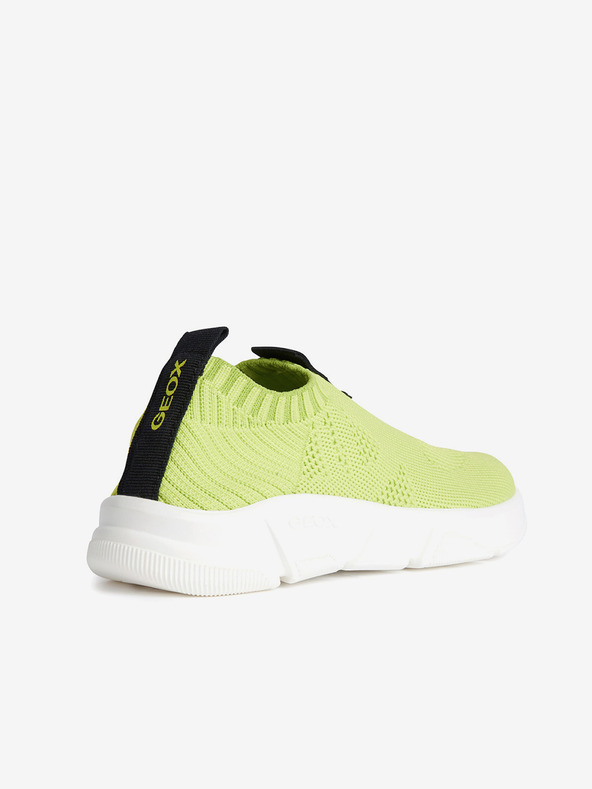 Geox Светлозелени момчешки slip on маратонки Geox Aril