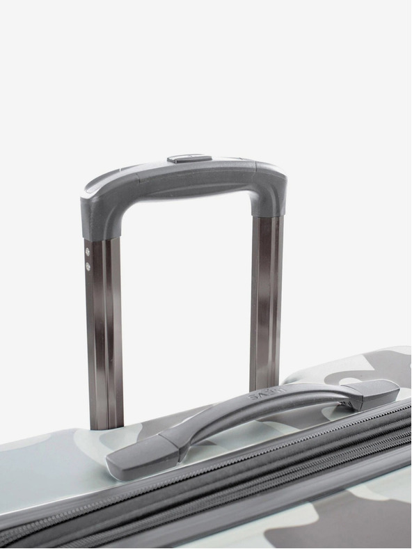 Heys Комплект от три бели куфара Heys White Camo S,M,L