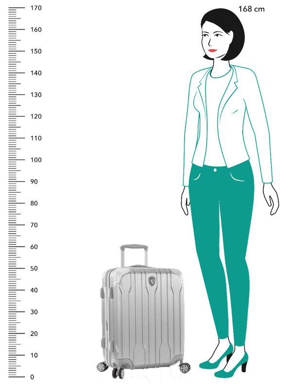 Heys Пътнически куфар Heys Xtrak S - сребърен