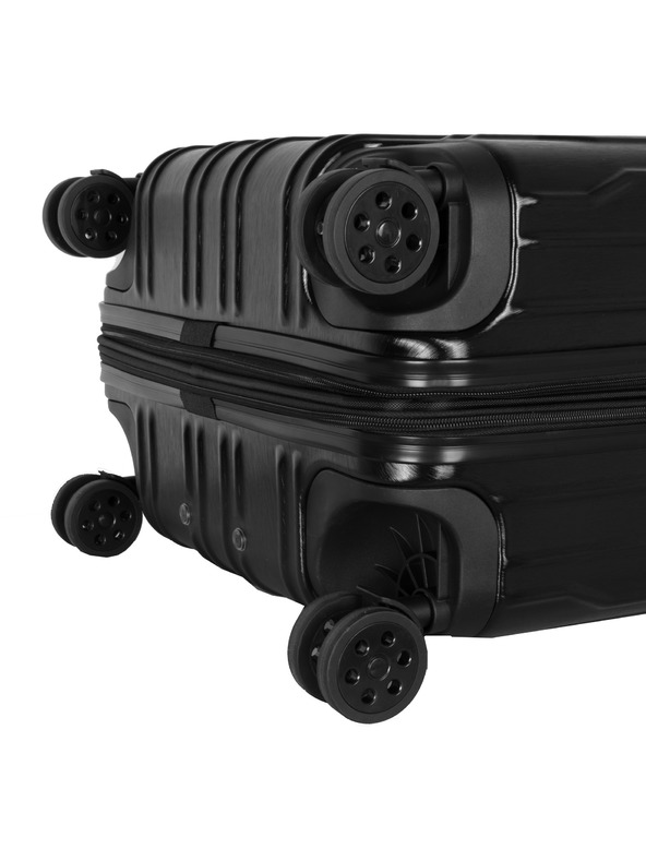 Heys Пътнически куфар Heys Xtrak M - черен