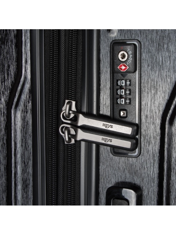 Heys Пътнически куфар Heys Xtrak M - черен