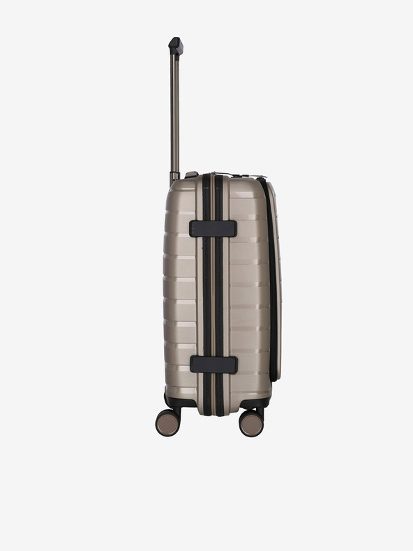 Travelite Бежов Travelite Air Base 4w S Преден джоб Шампанско