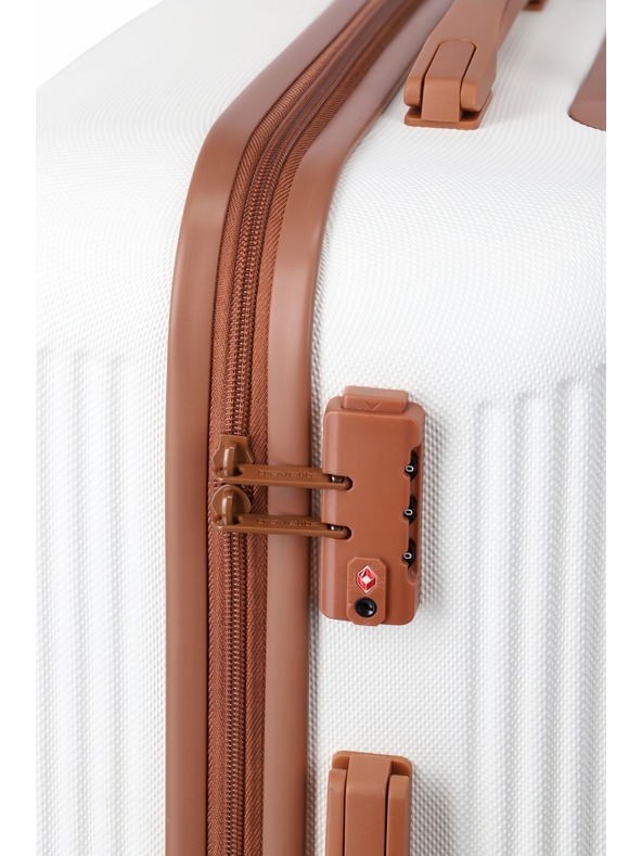 Travelite Travelite Bali L White/Cognac
